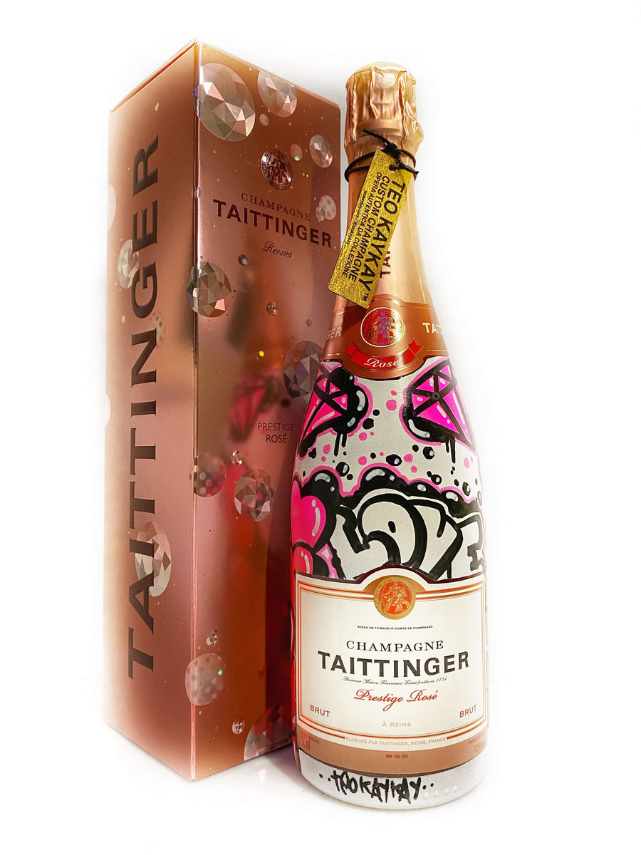 Taittinger Prestige Rosé Street Love Flumus With NFT
