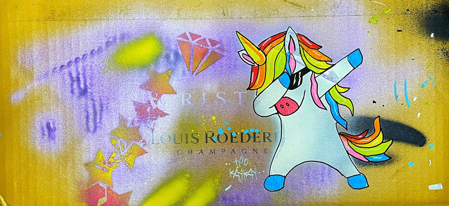 Louis Roederer Cristal 2014 Street Unicorn + Paint and Exclusive Contents