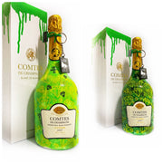 TEO KAYKAY - TAITTINGER COMTES DE CHAMPAGNE 2007 WIZARD COLOR FLUO GREEN TO DARK GREEN